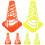 Worgeous 6 Mini Agility Voetbalpionnen Rollers Trainingsbucket 3