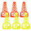 Worgeous 6 Mini Agility Voetbalpionnen Rollers Trainingsbucket 10