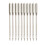 10 Stück DS-9 Sticknadeln 6,5 cm Stahl 16