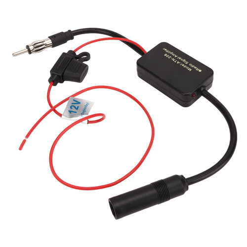 12-V-Autoradioantenne, Kunststoff, 0,018 A Booster