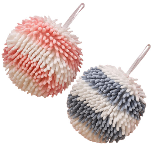 Fuzzy Chenille Handtuch 2 Sortierte Farben