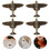 Elegant Design Flugzeug Brosche Dunkelbraun 4 10