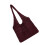 Beach Tote Bag Stricktasche Dunkelrot 1 1