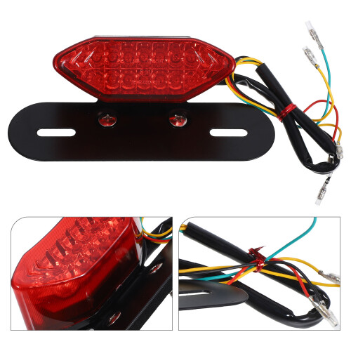 Rücklicht Hinten Rot Eisen 1Stk 2