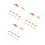 300 Pcs Tropical Picks For Party Drinks And Garnishes 10