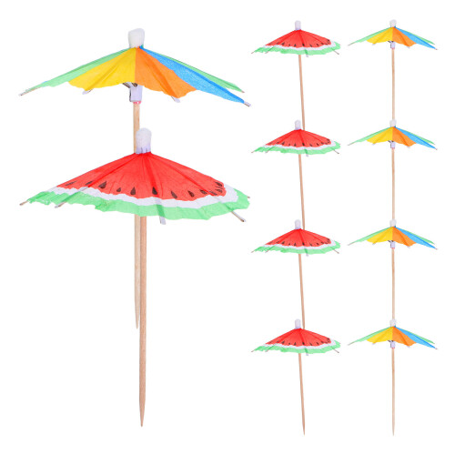 300 Pcs Tropical Picks For Party Drinks And Garnishes 2