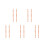 10 Pcs Solid Wood Roman Column Pillars For Staircase Balusters Home Decor 4