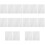 16 Pcs Acrylic Transparent Double-Sided Waterproof Adhesive Sticker 8