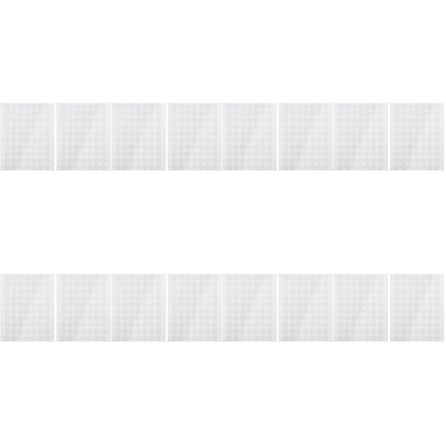 16 Pcs Acrylic Transparent Double-Sided Waterproof Adhesive Sticker 1