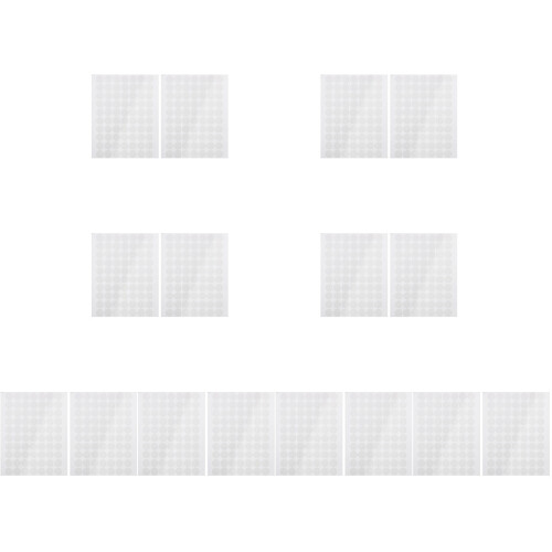 16 Pcs Acrylic Transparent Double-Sided Waterproof Adhesive Sticker 2