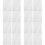 16 Pcs Acrylic Transparent Double-Sided Waterproof Adhesive Sticker 10