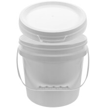 Paint Opslagemmer Kunststof Container Met Wit 1 Stuks
