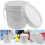 Paint Opslagemmer Kunststof Container Met Wit 1 Stuks 7