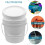 Paint Opslagemmer Kunststof Container Met Wit 1 Stuks 9