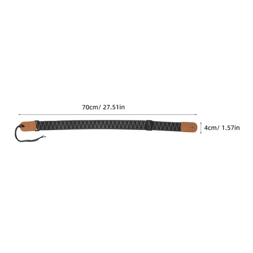 Nylon Ukulele Tragegurt Komfortabel Schwarz 2 Stk 1