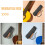 Nylon Ukulele Tragegurt Komfortabel Schwarz 2 Stk 7