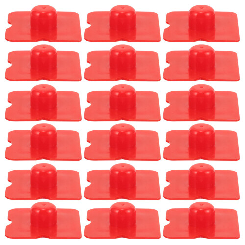 Tiles Dichtstoff Abzieher Kunststoff Rot 20Stk