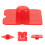 Tiles Dichtstoff Abzieher Kunststoff Rot 20Stk 9