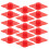Tiles Dichtstoff Abzieher Kunststoff Rot 20Stk 7