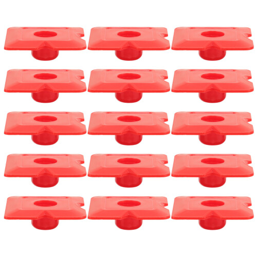 Tiles Dichtstoff Abzieher Kunststoff Rot 20Stk 2