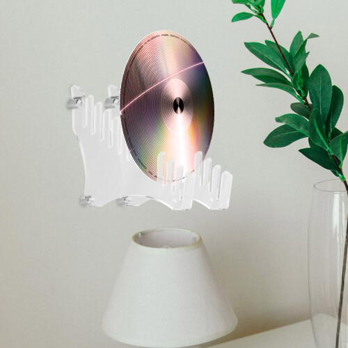 Raindrops Tag Record Storage Rack 22,00x21,00x0,50 Cm Transparent 2