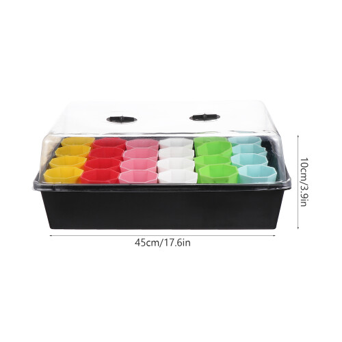 Anzuchttablett Anzuchttöpfe Transparent Kunststoff 1 Set 1