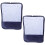 2Set Dokumentenmappe Blau Nylon Für Heimgebrauch 6