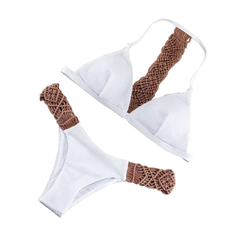 2 Sets Artificial Braided Bikini Women Swimsuit Bathing Suits-image-OPC-PM229C8-NEW