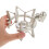 Shock Mount Mikrofon Live Übertragung Halterung Silber Kunststoff 4