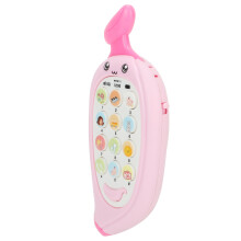 Frühkindliches Lerntelefon 3x AAA 15x7x2 cm Pink
