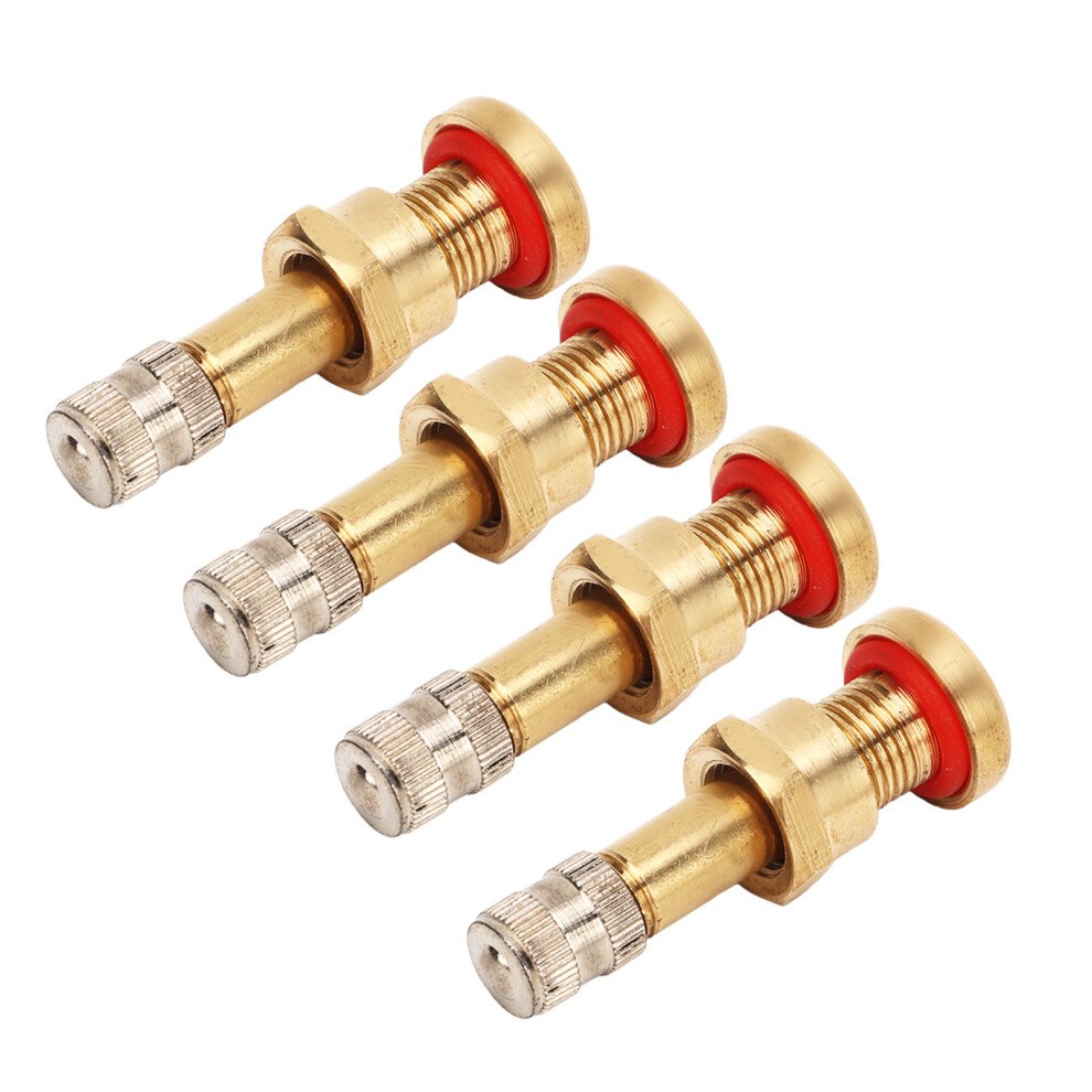 20Pcs Metal Tubeless Tire Valve Stems For Vans, Trucks, Buses, 44Mm 8731353658366