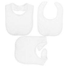 3Set Weiße Baby Baumwolle Für Säuglinge Saugfähig Schutz