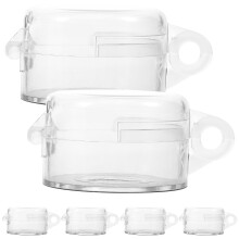 Design Knopfschoner Transparent ABS 6 Stück