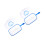 2 Flushable Love Feuchttücher Mit Knopfdesign Babytücher 1