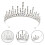 Crown Headband Silber 1St 6,09x4,64x2,28In 3