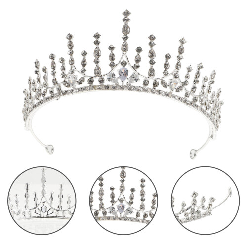 Crown Headband Silber 1St 6,09x4,64x2,28In 2