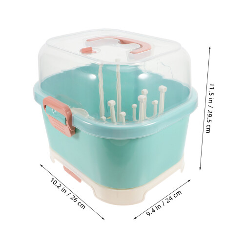 Bottle Storage Box Voor Sky Blue Draagbare Rek 1 Stuks 2