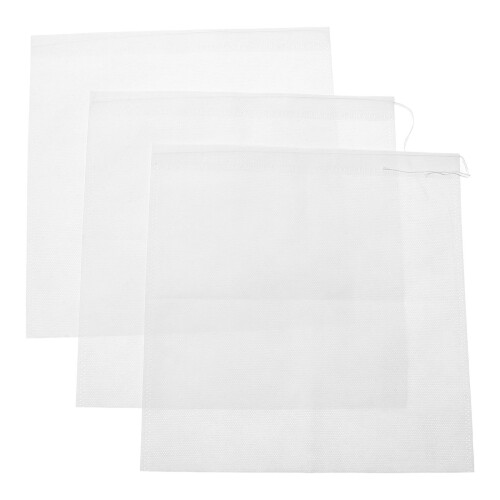 9St Witte Non-Woven Filterzak Voor Yoghurt, Sap En Thuisgebruik