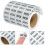 1 Rolle Nummerierte Rechteckige Klebeetiketten Aufkleber Decals 3