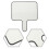 Pack, Beidseitig Bespielbare Löschbare Hand Whiteboards 4