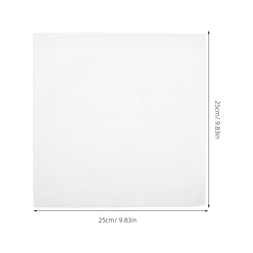 9St Witte Non-Woven Filterzak Voor Yoghurt, Sap En Thuisgebruik 1
