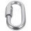 2Pièces Clips Carabiners Verrouillables Inox Argent 2