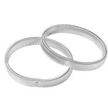 2Stk Metall Arm-Manschette Elastischer Ärmelhalter Für Strumpfhalter