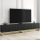 Creative Furniture Ripple Duo 200cm TV Unit - Black Modern Fluted Design 6