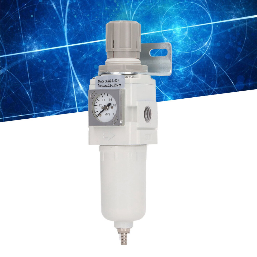 Air Filter Pressure Regulator G1/4", 0.1-0.85Mpa, Automatic Drain 4931353663801