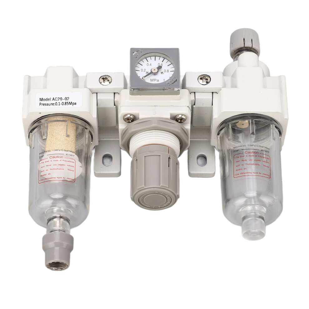 Aluminum Alloy G1/4In Air Filter & Separator For Pneumatic Tools 4641353663786