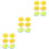 18 Pcs Simulation Lemon Slices Artificial Fruit Decor Props 7