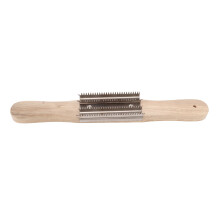 15 Inch Buffing Wheel Rake with Wooden Handle for Compound Cleaning