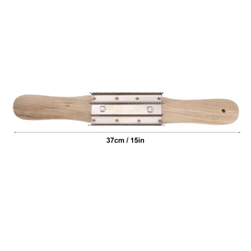 15 Inch Buffing Wheel Rake with Wooden Handle for Compound Cleaning 1