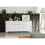 Creative Furniture Goldline Gloss 140cm Sideboard - White Gloss 5